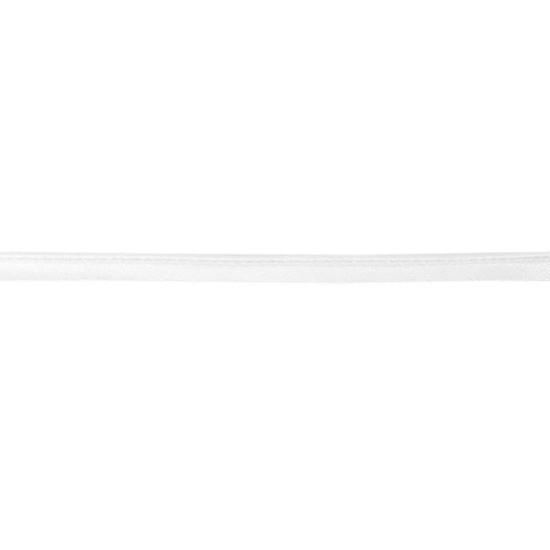 Passepoil en satin blanc 10 mm