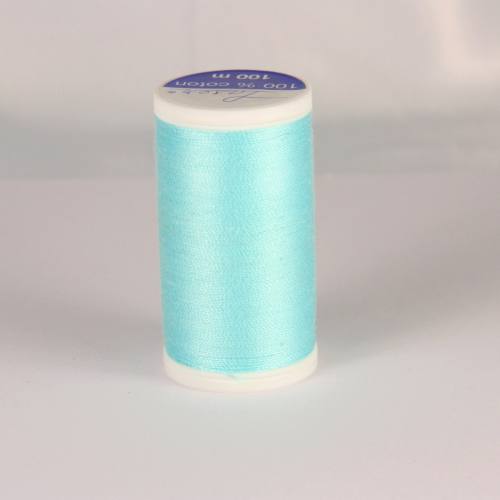 Fil coton laser bleu turquoise 3205