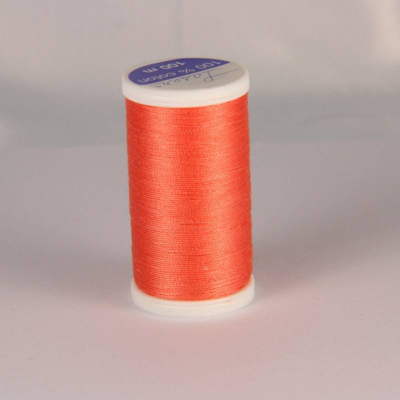 Fil coton laser orange clair 3526