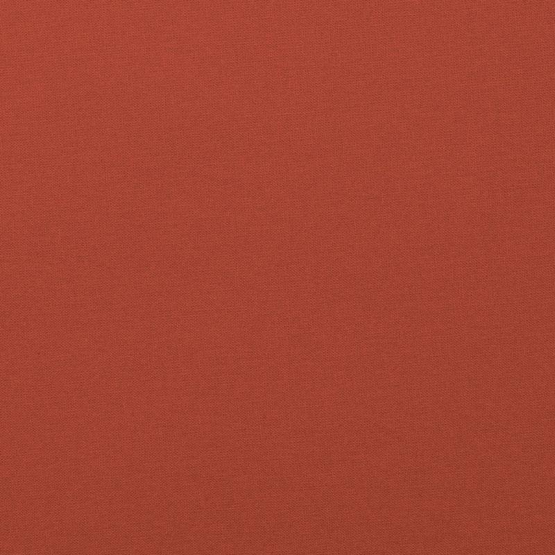 Coton uni couleur rouge vermillon