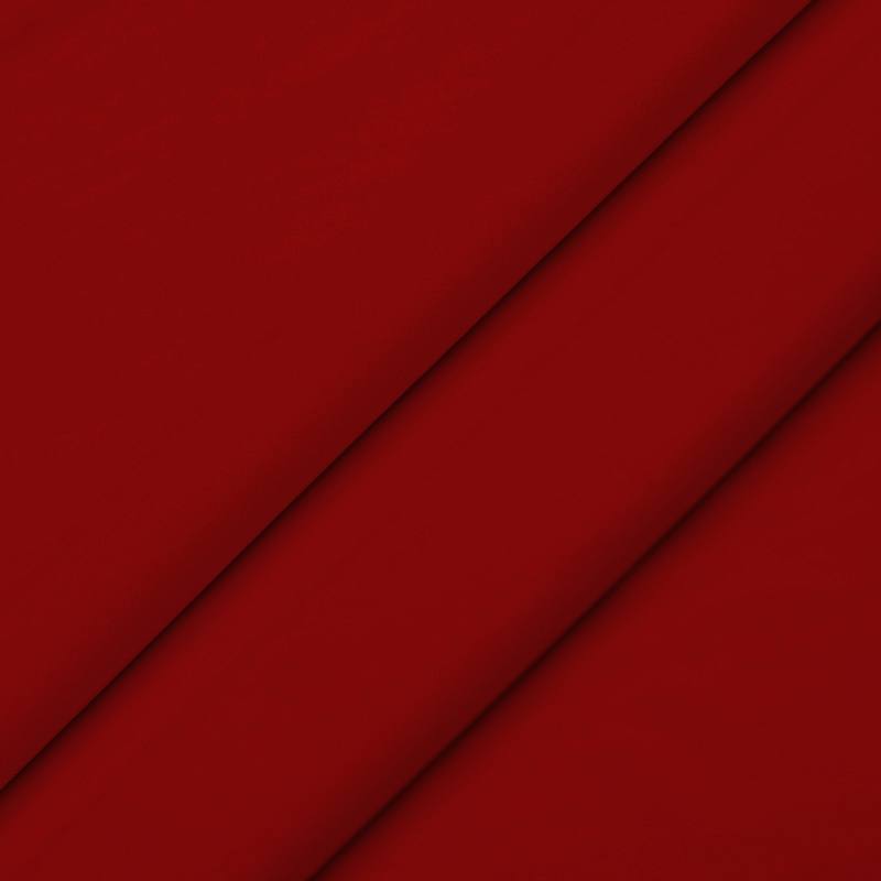 Tissu velours rouge coquelicot 