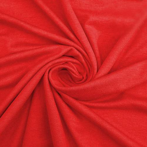 Jersey coton bio rouge