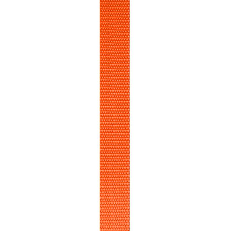 Sangle avec ruban réfléchissant - Orange, largeur de 20 - 25 mm