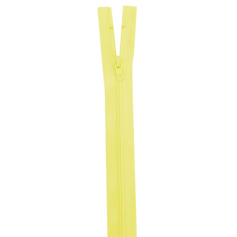 Fermeture jaune 40 cm non séparable col 503