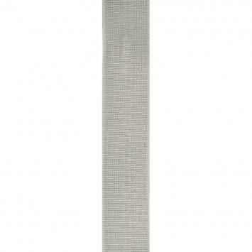 Elastique ceinture métal argenté 40 mm gris clair