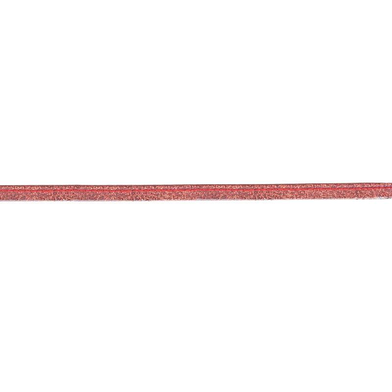 Passepoil lurex rouge 10mm