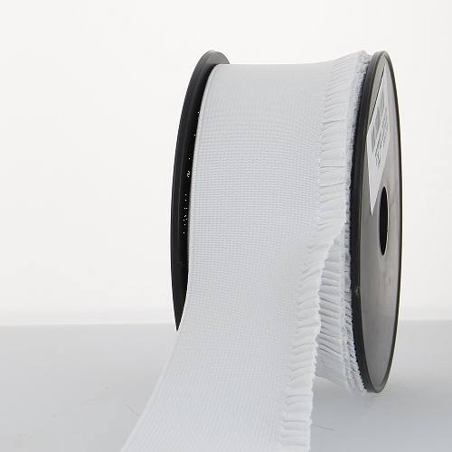 Elastique blanc 60mm bord côte pour jupe