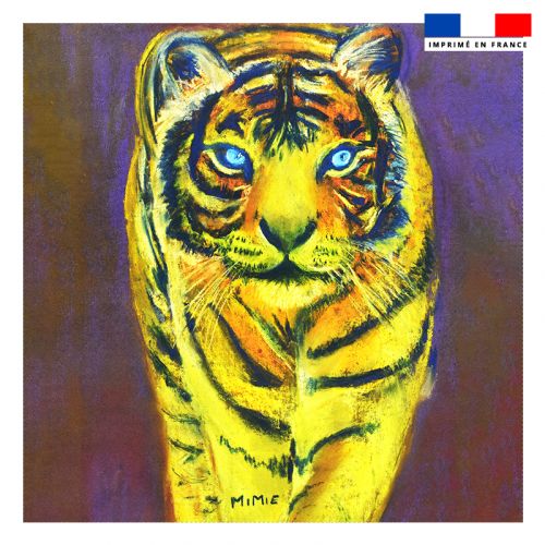 Coupon 45x45 cm motif tigre...