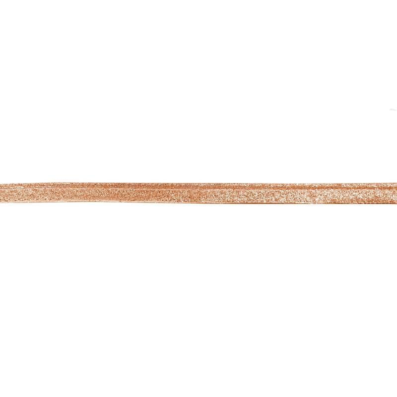 Passepoil lurex cuivré 10mm