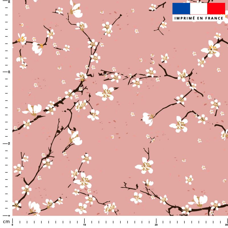 Sticker Couronne de fleurs de cerisier Printemps