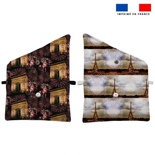 Kit sac réversible motif Paris