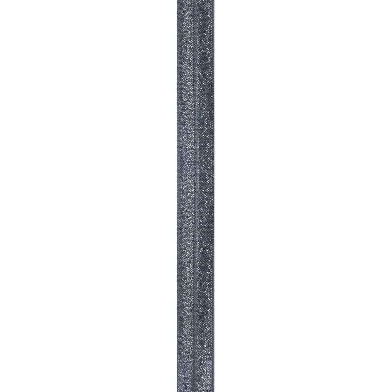 Biais élastique gris 15mm