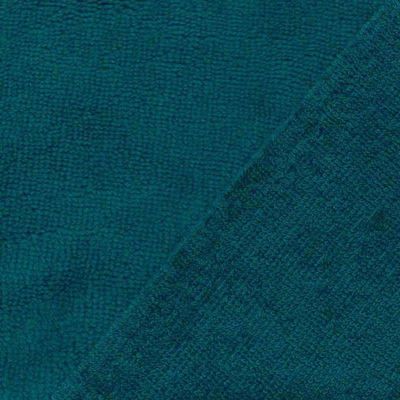 Eponge doudou coton microfibre bleu canard