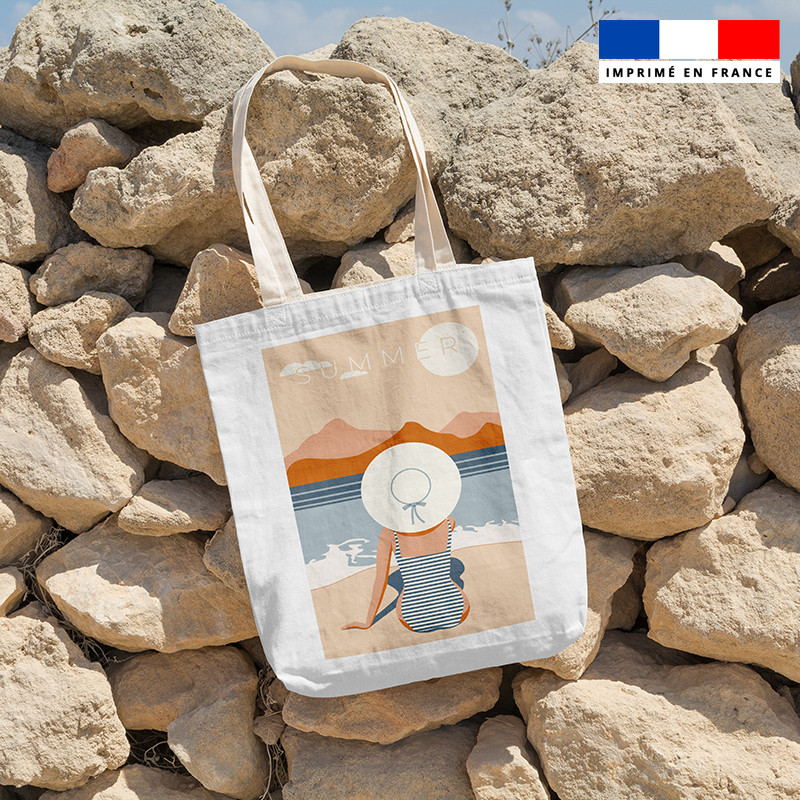 Kit tote-bag motif summer