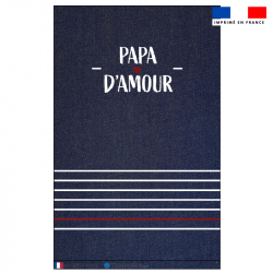 Kit pochette jean motif papa d'amour