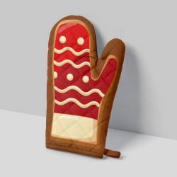 Kit manique réversible femme imprimé pain d'épice