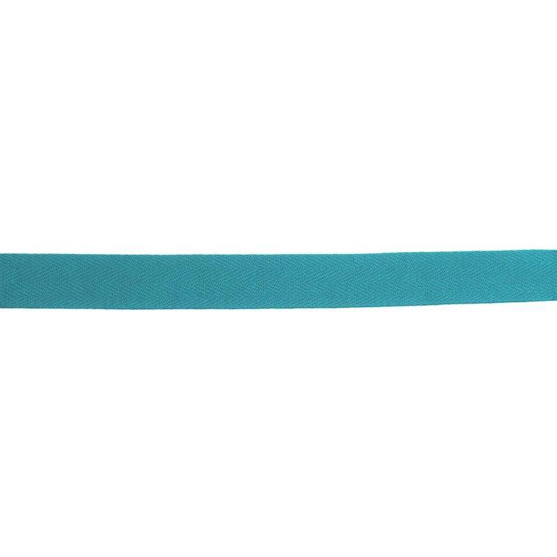 Ruban sergé bleu canard 20 mm