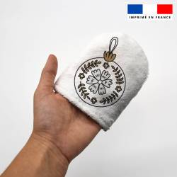 Kit mini-gants nettoyants motif casse-noisette