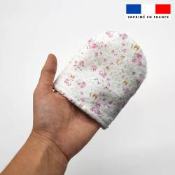 Kit mini-gants nettoyants motif biche aquarelle