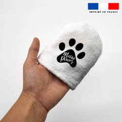 Kit mini-gants nettoyants motif chat noir
