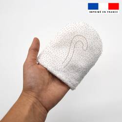 Kit mini-gants nettoyants motif animaux de la savane