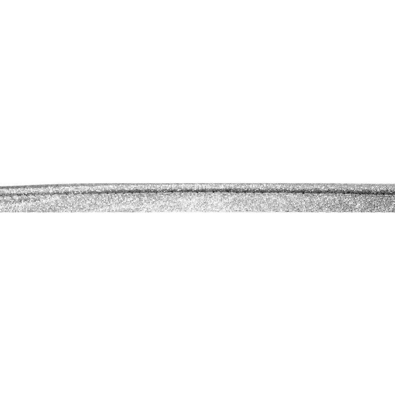 Passepoil lurex argenté 15mm
