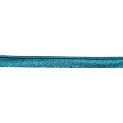 Passepoil lurex bleu turquoise 15mm
