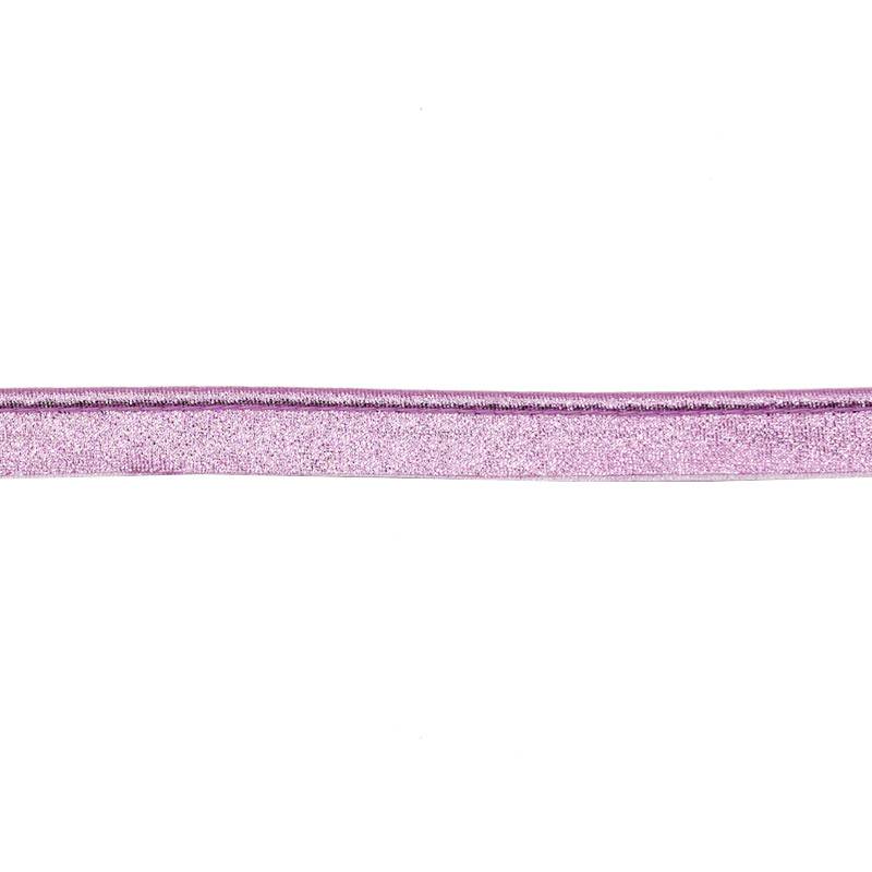 Passepoil lurex rose 15mm