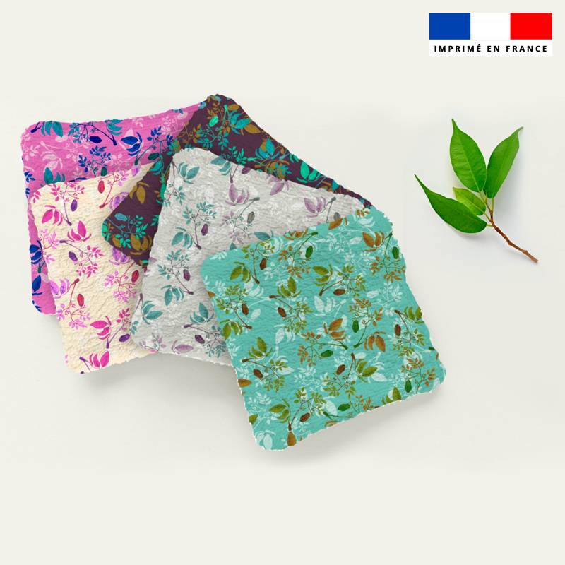 Coupon lingettes lavables motif air de printemps - Création Lili Bambou Design