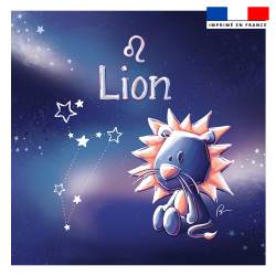 Coupon 45x45 cm imprimé signe astro lion - Création Stillistic