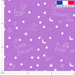 Sweat dreams - Fond violet...
