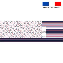 Kit couture sac cabas motif bateau tricolore