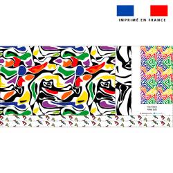 Kit couture sac cabas motif psyché multicolore