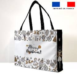 Kit couture sac cabas motif casse-noisette
