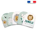 Kit mini-gants nettoyants motif jungle friends