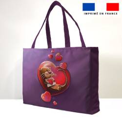 Kit couture sac cabas motif loutre - Création Stillistic