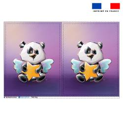 Coupon pour tote-bag motif panda ange - Création Stillistic