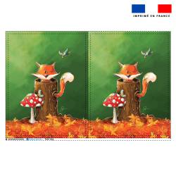 Coupon pour tote-bag motif renard - Création Stillistic