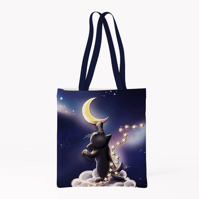 Coupon pour tote-bag motif chat sirius - Création Stillistic