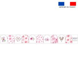 Kit mini-gants nettoyants motif fleurs printanières