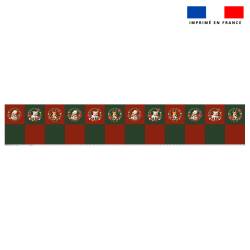 Coupon lingettes lavables motif animaux Christmas - Création Stillistic