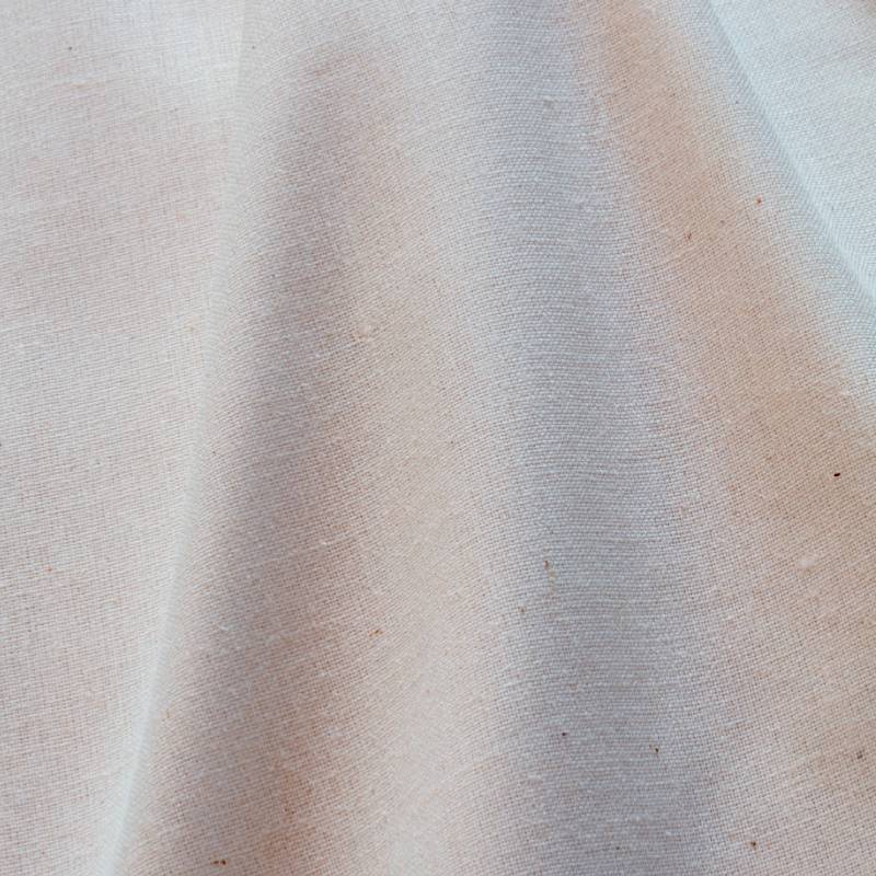 Tissu polycoton couleur naturelle grande largeur