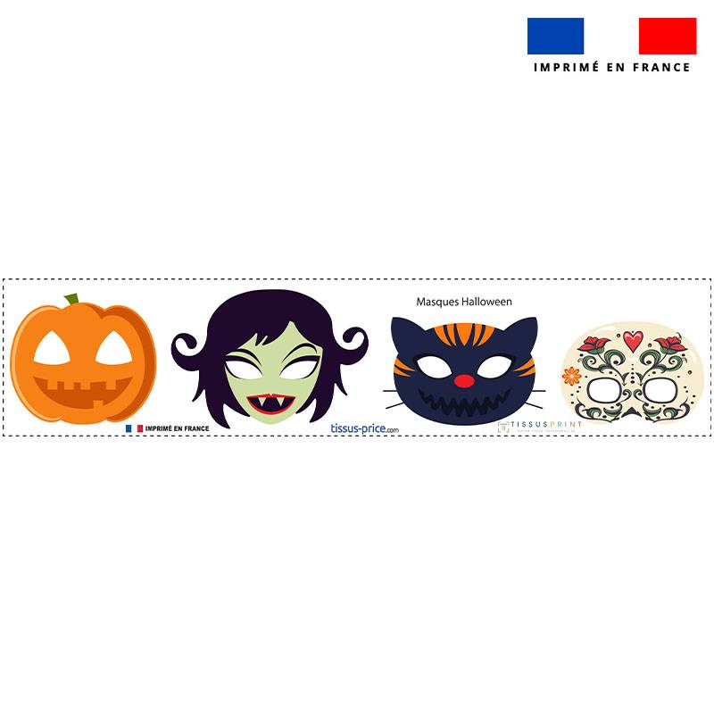 Kit de masques d'Halloween en feutrine - Créatures ensorcelées