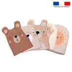 Kit mini-gants nettoyants motif petit ourson
