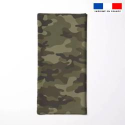 Cache-cou thermique imprimé camouflage - 24x50 cm
