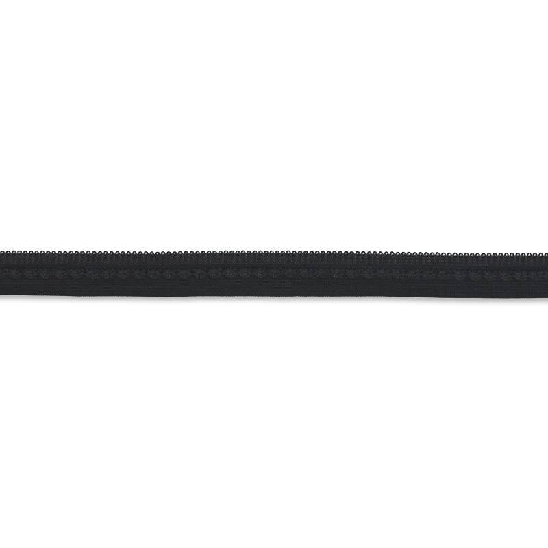 Biais élastique lingerie noir 15 mm