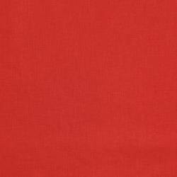 Tissu coton grande largeur rouge vermillon