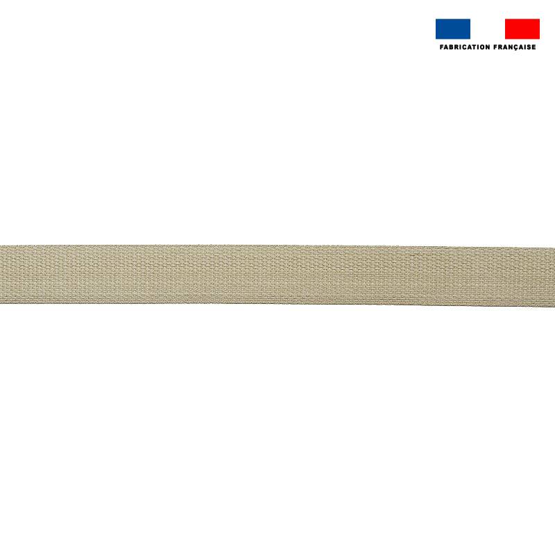 Sangle polyester aspect coton 30mm beige