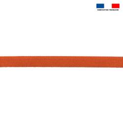 Sangle polyester aspect coton 23mm rouille