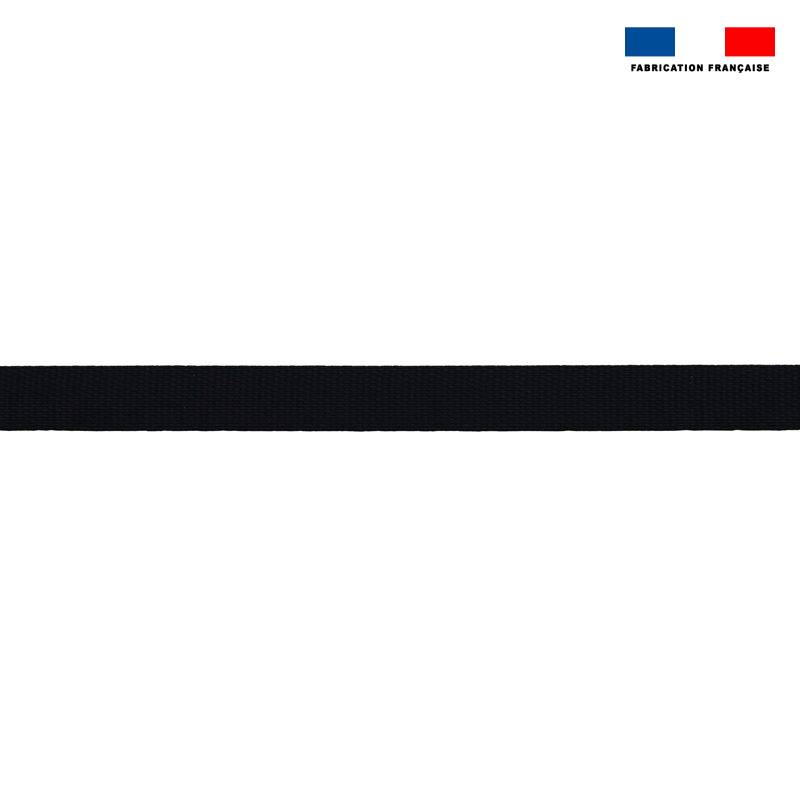 Sangle polyester aspect coton 23mm noire